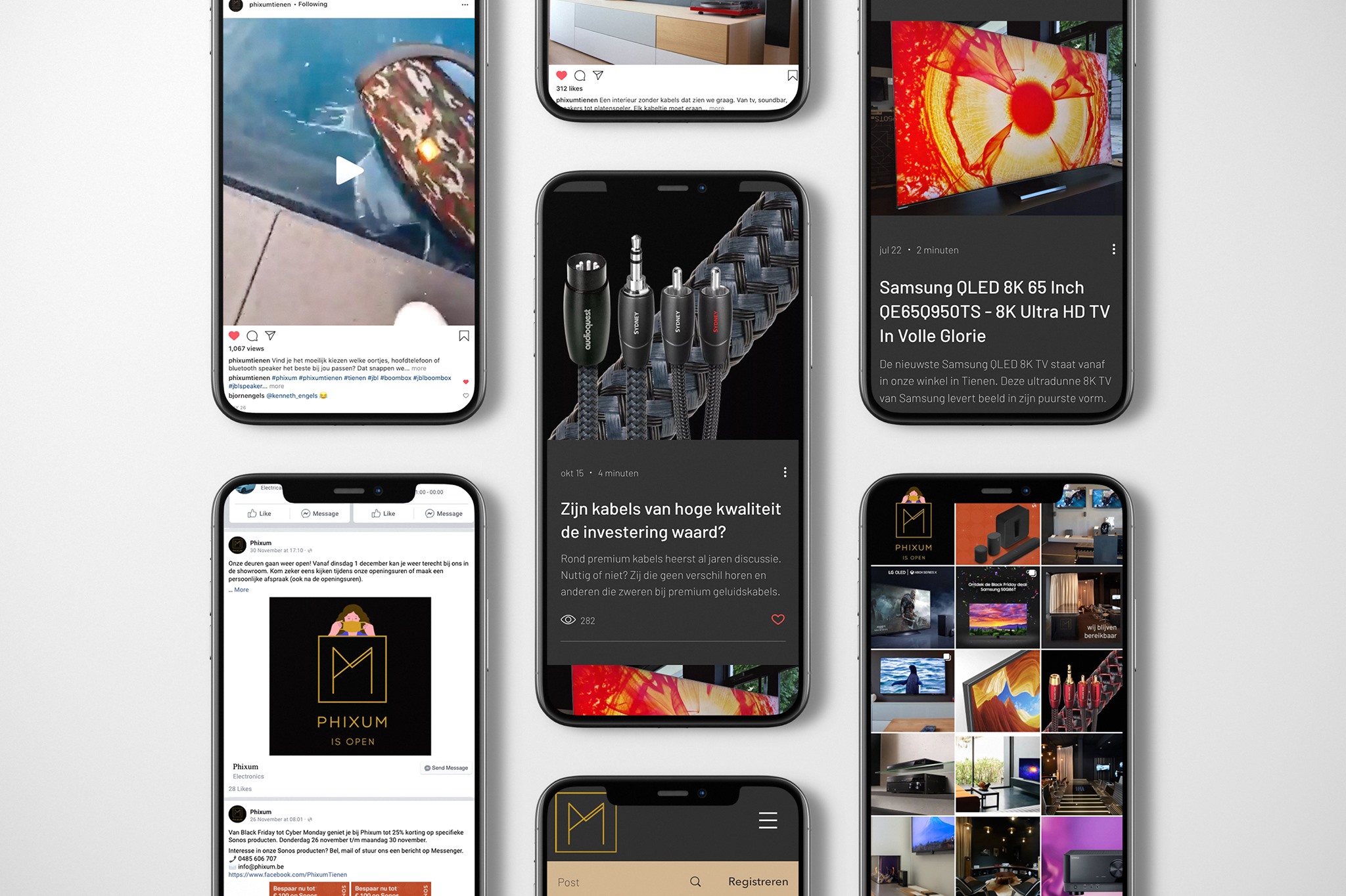 Phixum - Content creation portfolio image
