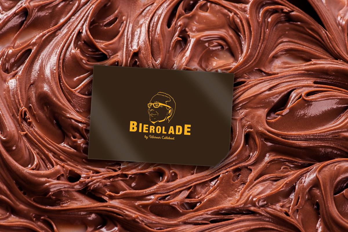 Beerolade Branding - Ticket in melted chocolate
